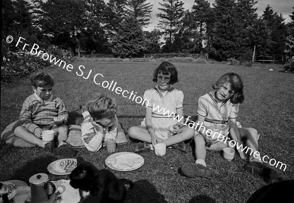 BRYAN KEHOE WITH CULLEN CHILDREN AT KILLONE LODGE